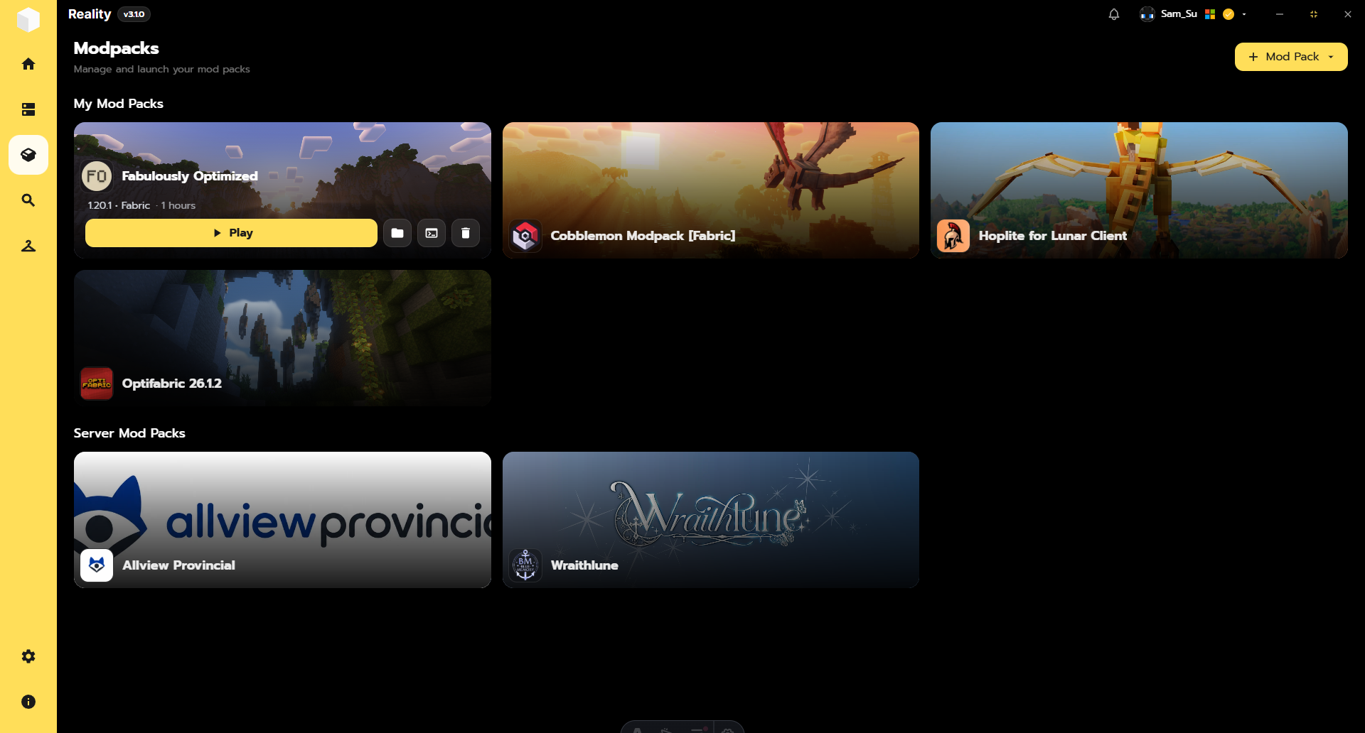 Reality Launcher Features